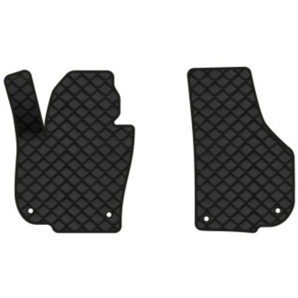 Фото - Коврики из экокожи в салон авто передние EVAtech для Superb (B6) Skoda 2008-2015 2 поколение Sedan EU (SK34430AV2TL4BBB)