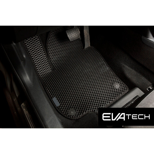 Фото - Коврики из экокожи в салон авто передние EVAtech для Superb (B6) Skoda 2008-2015 2 поколение Combi EU (SK34431AV2TL4BBB)