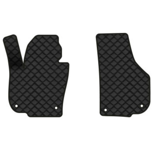 Фото - Коврики из экокожи в салон авто передние EVAtech для Superb (B6) Skoda 2008-2015 2 поколение Combi EU (SK34431AV2TL4BBB)