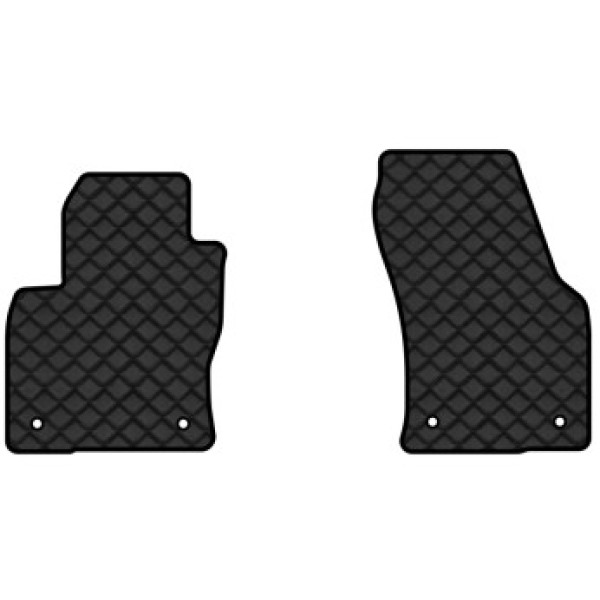 Фото - Коврики из экокожи в салон авто передние EVAtech для Kodiaq Restyling 5 seats Skoda 2021-2024 1 поколение SUV EU (SK43100AG2AV4BBLB)