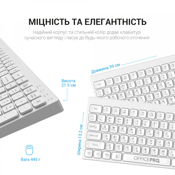 Фото - Клавиатура беспроводная OfficePro SK985W