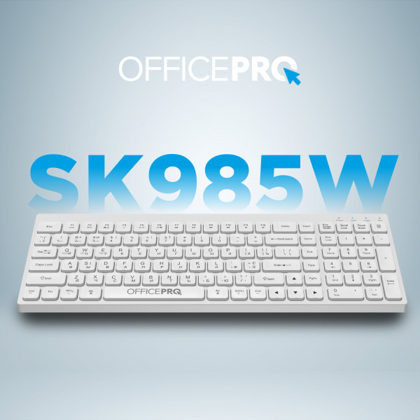 Фото - Клавиатура беспроводная OfficePro SK985W