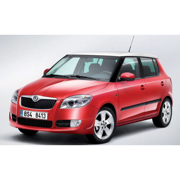 Фото - Коврики из экокожи в салон авто передние EVAtech для Fabia (5J) Skoda 2007-2014 2 поколение Htb EU (SK3500AB2AV4BBB)