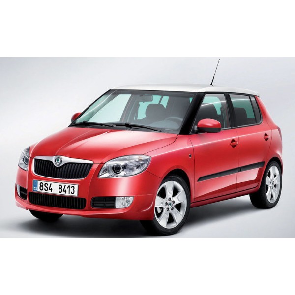 Фото - Килимки з екошкіри в салон авто передні EVAtech для Fabia (5J) Skoda 2007-2014 2 покоління Htb EU (SK3500A2AV4BBB)