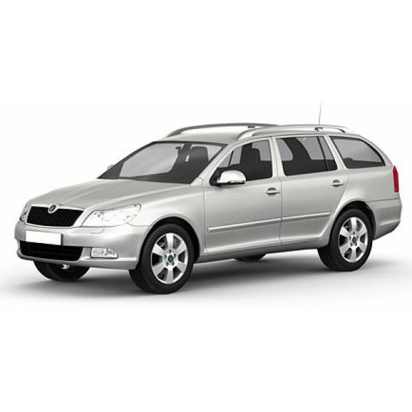 Фото - Килимки з екошкіри в салон авто передні EVAtech для Octavia A5 (AT, 4 clips) Skoda 2004-2013 2 покоління Combi EU (SK12155AV2AV4BBB)