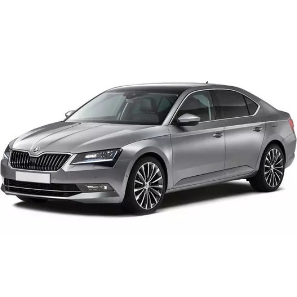 Фото - Килимок з екошкіри в багажник авто EVAtech для Superb (B8) Skoda 2015-2024 3 покоління Liftback EU (SK3279B1BBB)
