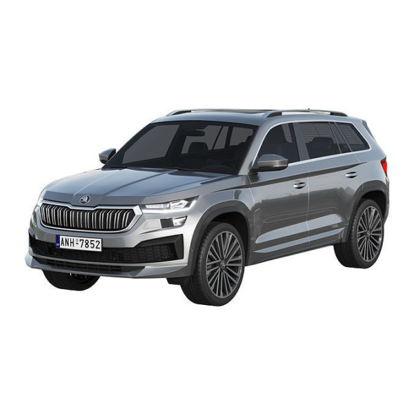 Фото - Килимки з екошкіри в салон авто передні EVAtech для Kodiaq Restyling 5 seats Skoda 2021-2024 1 покоління SUV EU (SK43100A2AV4BBLB)