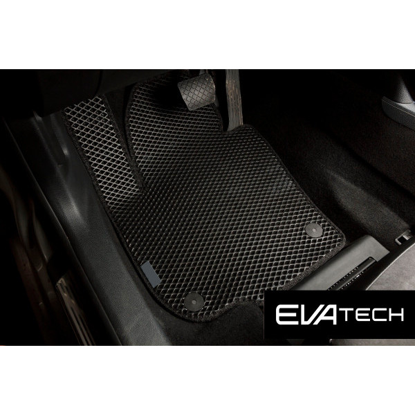 Фото - Коврики из экокожи в салон авто передние EVAtech для Superb (B6) Skoda 2008-2015 2 поколение Combi EU (SK31130A2AV4BBB)