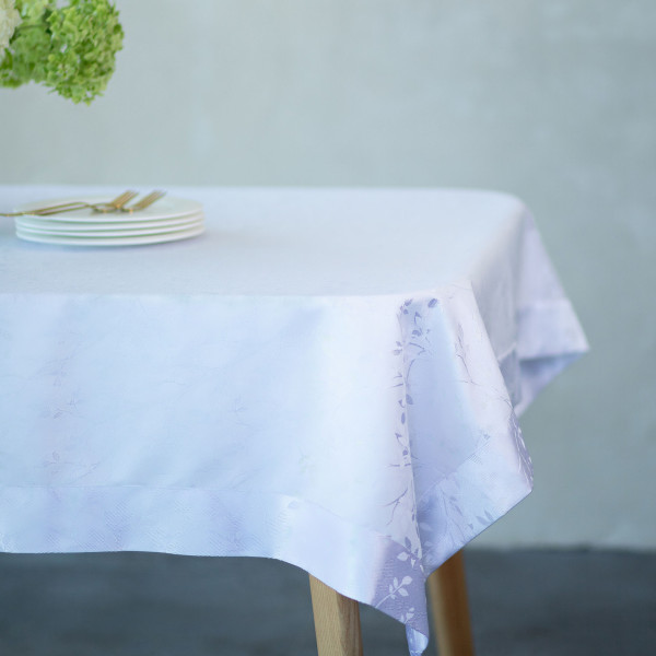 Фото - Скатерть прямоугольная Едельвіка Роял белая 240х150 см(274-23/00)