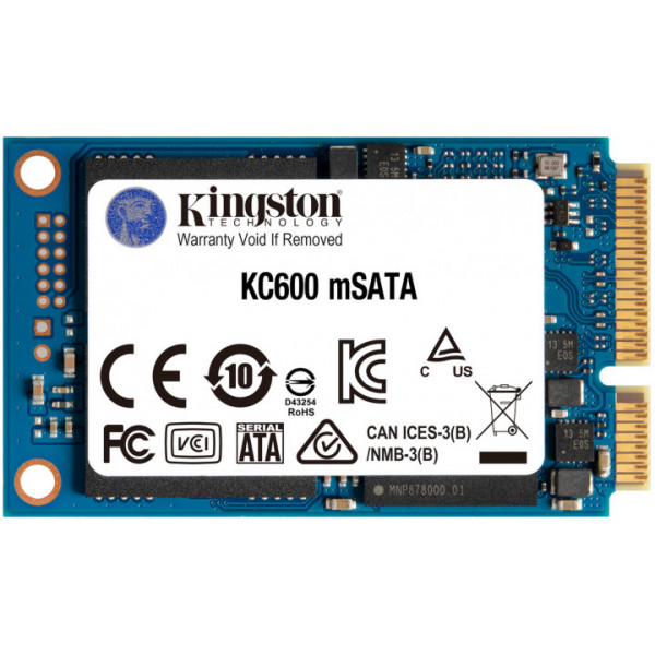 Фото - SSD-накопичувач внутрішній Kingston mSATA SKC600 256GB 3D TLC (SKC600MS/256G)