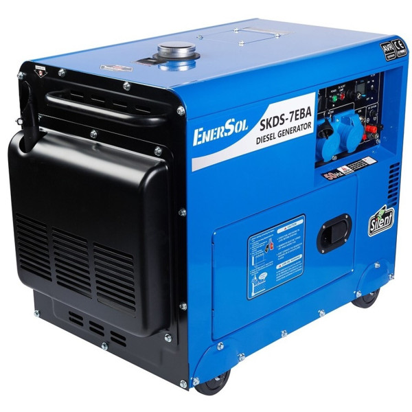 Фото - Генератор дизельний EnerSol 6.5 кВт (SKDS-7EBA)