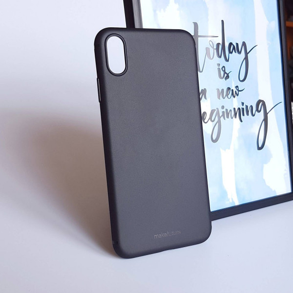 Фото - Чохол для смартфону MakeFuture Skin Case Apple iPhone XS Max Black (MCSK-AIXSMBK)