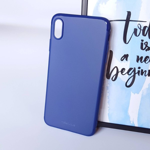Фото - Чохол для смартфону MakeFuture Skin Case Apple iPhone XS Max Blue (MCSK-AIXSMBL)