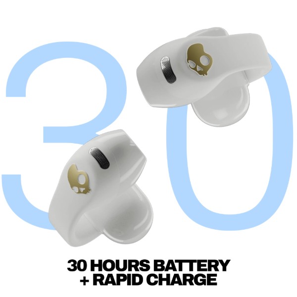 Фото - Наушники вкладыши беспроводные Skullcandy Push 720 Open ear Bone/Gold (S4EOW-T022)