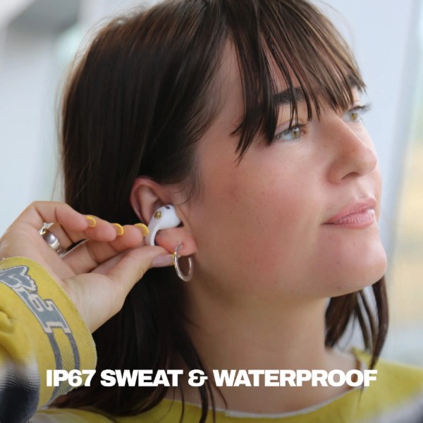 Фото - Наушники вкладыши беспроводные Skullcandy Push 720 Open ear Bone/Gold (S4EOW-T022)