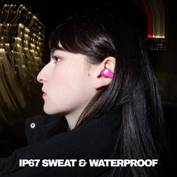 Фото - Наушники вкладыши беспроводные Skullcandy Push 720 Open Ear Crazy Pink (S4EOW-U046)
