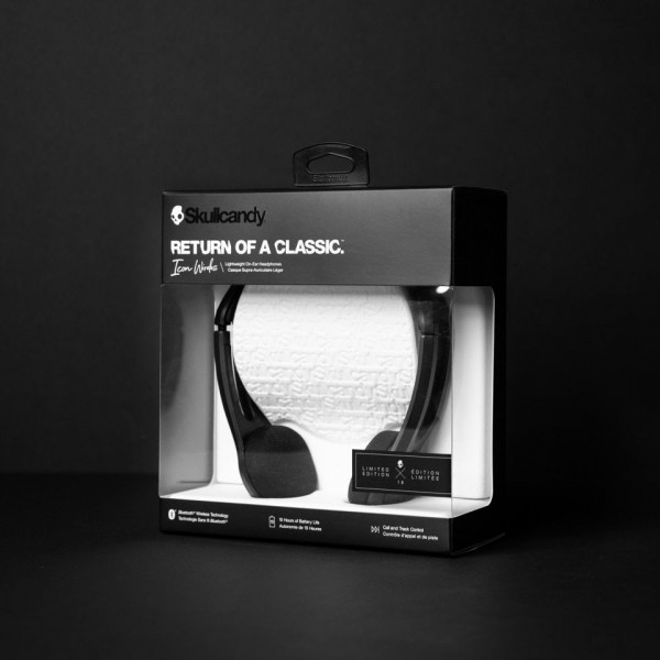 Фото - Наушники накладные беспроводные Skullcandy Icon Wireless Black (S5IBW-L003)
