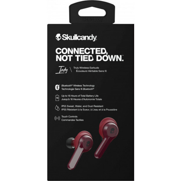 Фото - Наушники вкладыши беспроводные TWS Skullcandy Indy True Wireless Moab/Red/Black (S2SSW-M685)