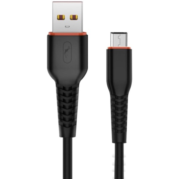 Фото - Кабель SkyDolphin S54V Soft USB - microUSB 1 м Black (USB-000432)