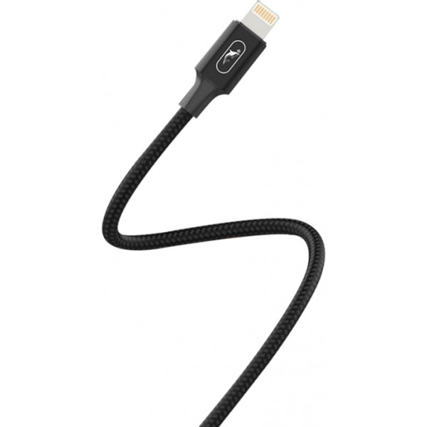 Фото - Кабель SkyDolphin S55L Neylon USB - Lightning 1 м Black (USB-000434)