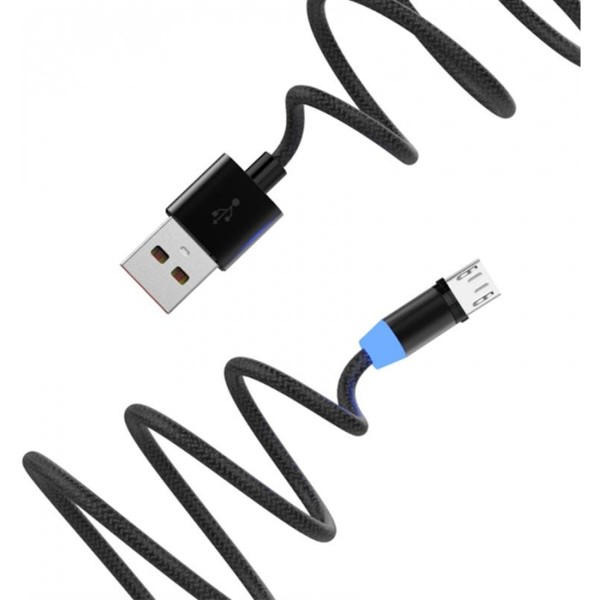 Фото - Кабель SkyDolphin S59V Magnetic USB - мicroUSB 1 м Black (USB-000442)