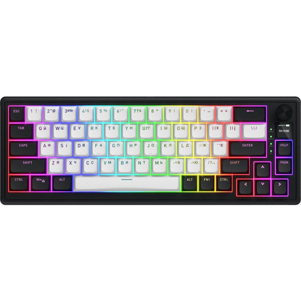 Фото - Клавиатура беспроводная игровая Hator Skyfall 65 MAG ULTIMA 8K wireless Black/White (HTK3860UA)