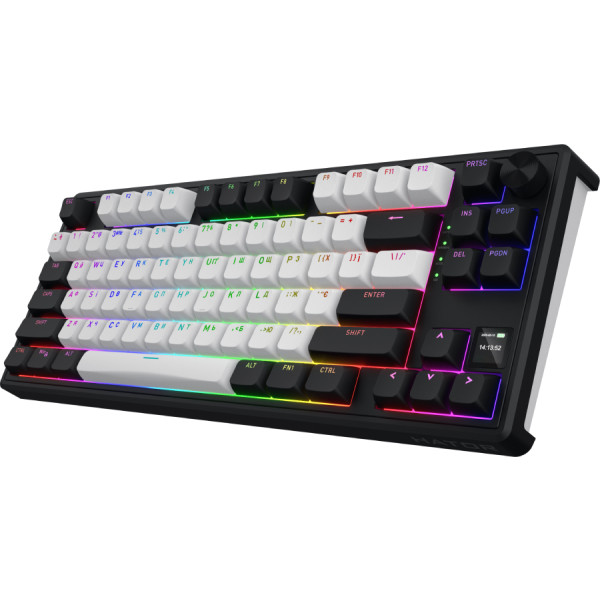 Фото - Клавіатура бездротова ігрова Hator Skyfall 80 MAG ULTIMA 8K (HTK3880UA) black-white