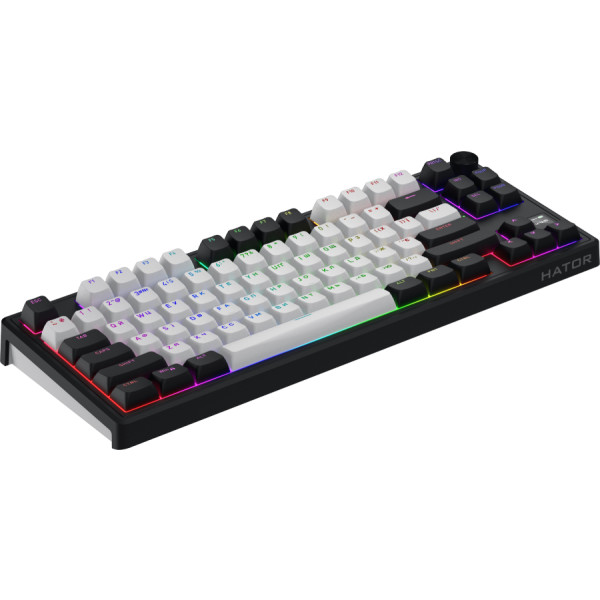 Фото - Клавіатура бездротова ігрова Hator Skyfall 80 MAG ULTIMA 8K (HTK3880UA) black-white