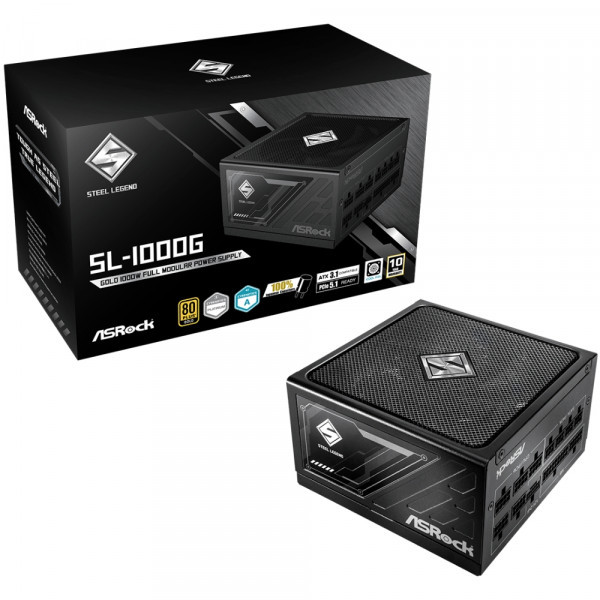 Фото - Блок живлення для ПК ASRock Steel Legend 1000W (SL-1000G)