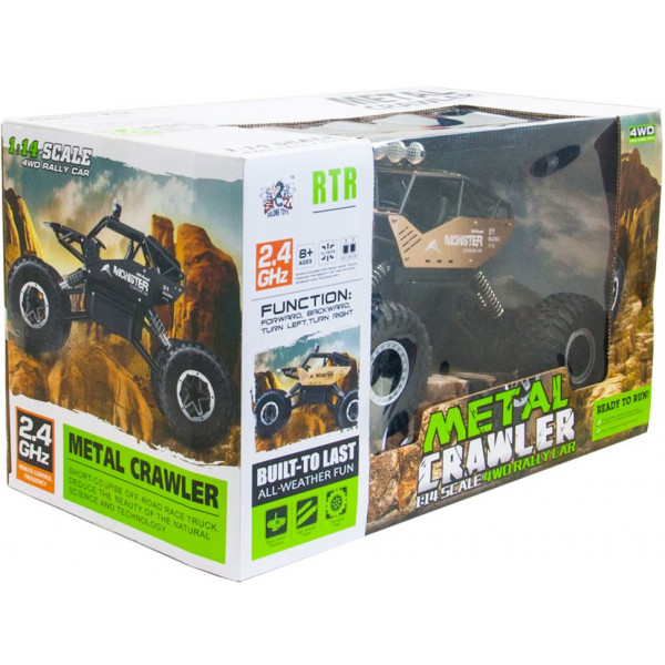 Фото - Радиоуправляемая машинка Sulong Toys Off-Road Crawler – Force (золотой, аккум. 7.2V, метал. корпус) (SL-122RHG)