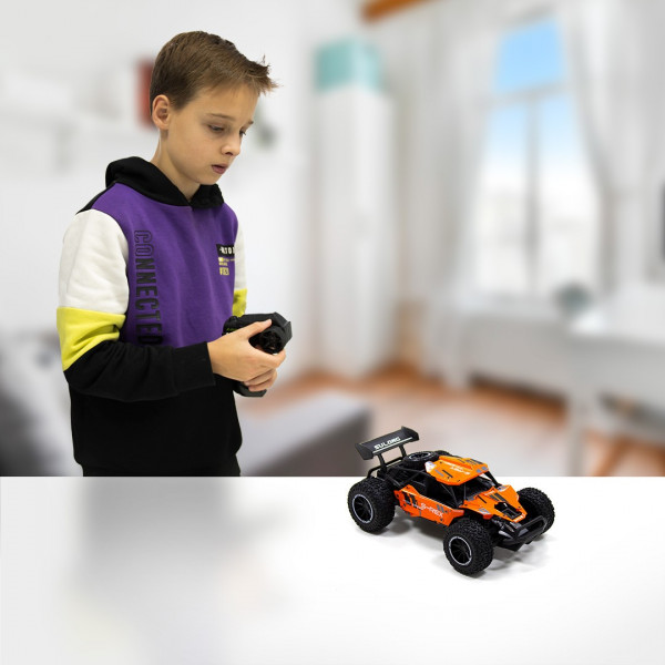 Фото - Радіокерована машинка Sulong Toys METAL CRAWLER з р/к - S-REX (оранжевий, метал. корпус, акум.3,7V, 1:16) (SL-230RHO)