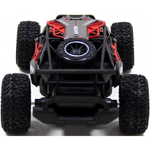 Фото - Радіокерована машинка Sulong Toys METAL CRAWLER з р/к - NOVA (сіро-червоний, метал. корпус, акум.3,7V, 1:16) (SL-231RHGR)