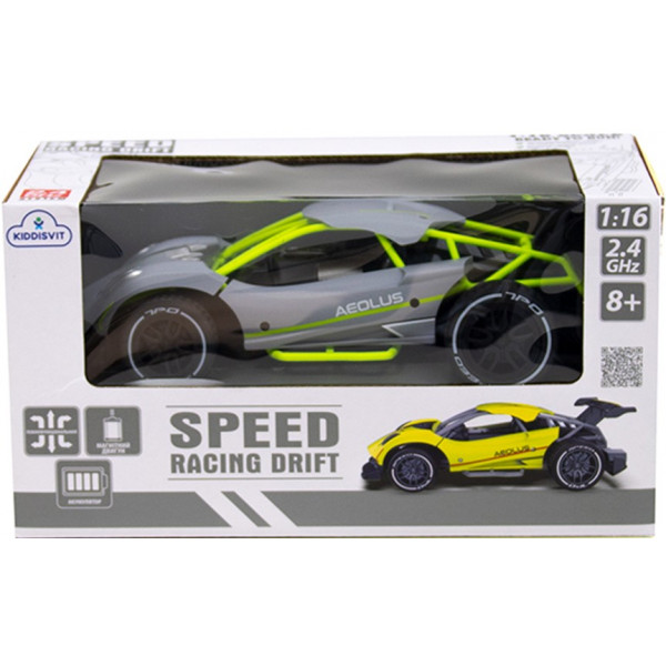 Фото - Радіокерована машинка 1:16 Sulong Toys Автомобіль SPEED RACING DRIFT з р/к - AEOLUS (сірий, акум.3,7V, 1:16) (SL-284RHG)