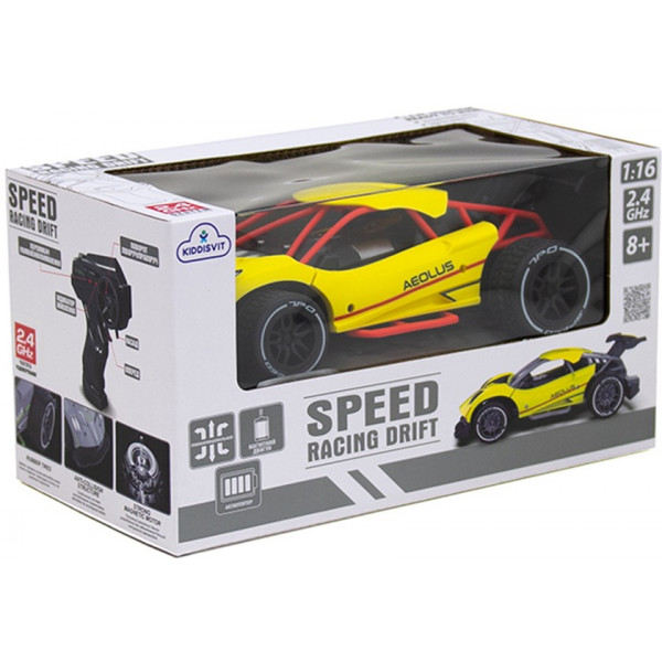 Фото - Радіокерована машинка Sulong Toys SPEED RACING DRIFT з р/к - AEOLUS (жовтий, акум.3,7V, 1:16) (SL-284RHY)