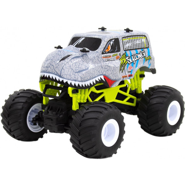 Фото - Радіокерована машинка Sulong Toys BIGFOOT з р/к – DINOSAUR (1:16, 27 МГц (MHz)) (SL-360RHGR) Фото - Радіокерована машинка Sulong Toys BIGFOOT з р/к – DINOSAUR (1:16, 27 МГц (MHz)) (SL-360RHGR)