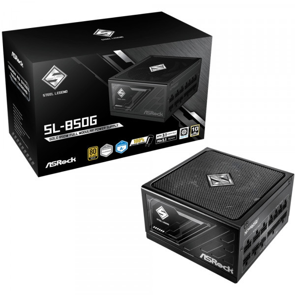 Фото - Блок живлення для ПК ASRock Steel Legend 850W (SL-850G)