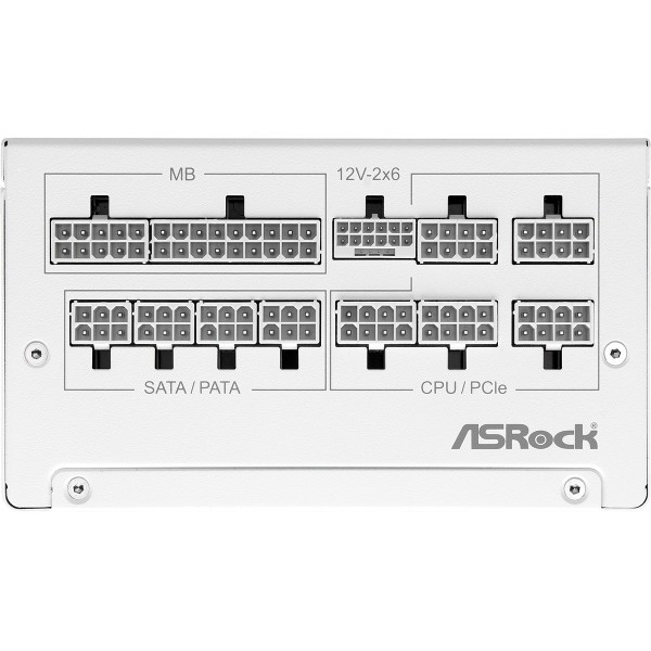 Фото - Блок питания для ПК ASRock Steel Legend White 850W (SL-850GW)