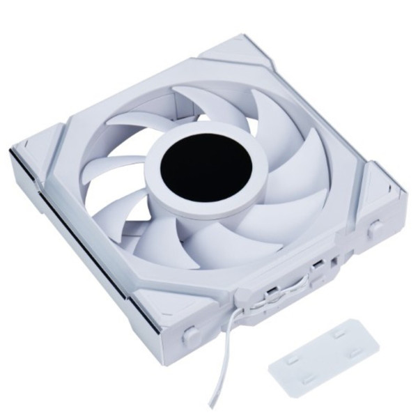 Фото - Корпусний вентилятор Lian Li UNI Fan SL WIRELESS LCD 120-3 REVERSE White (G99.12RSLLCD1W3W.00)