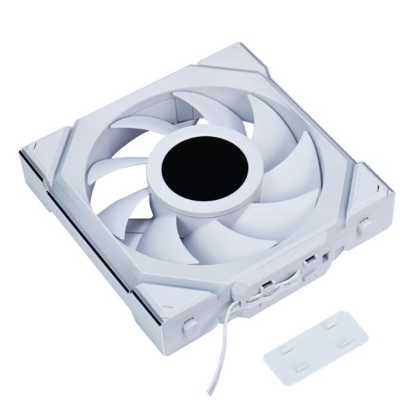 Фото - Корпусный вентилятор Lian Li UNI Fan SL WIRELESS LCD 120-1 White (G99.12SLLCD1W1W.00)