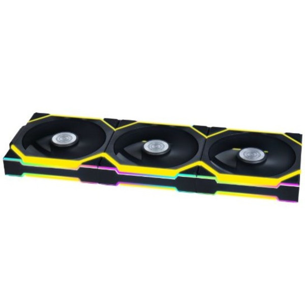 Фото - Корпусний вентилятор Lian Li UNI Fan SL WIRELESS LCD 120-3 Black (G99.12SLLCD1W3B.00)