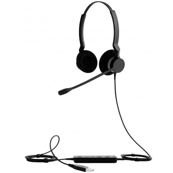 Фото - Гарнитура проводная Jabra Biz 2300 Duo, USB, MS Black (2399-823-109)