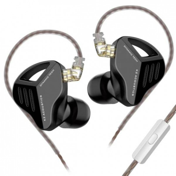 Фото - Навушники вкладиші дротові Knowledge Zenith Zenith ZVX Mic Black