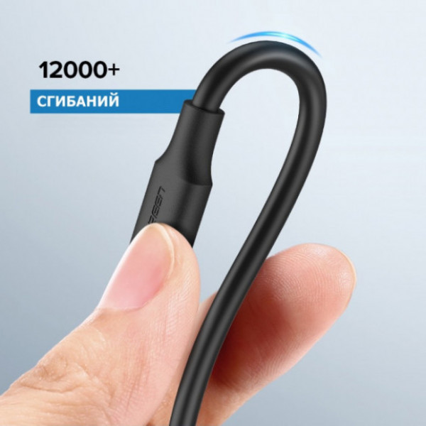 Фото - Кабель UGREEN US287 USB-A 2.0 - USB Type-C 1.5 m Black (60117)