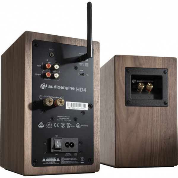 Фото - Компьютерная акустика обычная 2.0 Audioengine HD4 Walnut