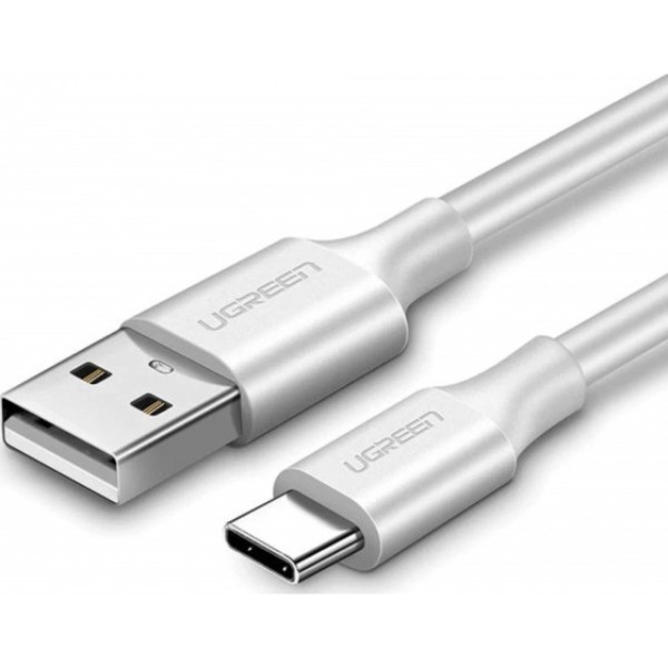 Фото - Кабель UGREEN US287 USB-A 2.0 - USB Type-C 1.5 m White (60122)