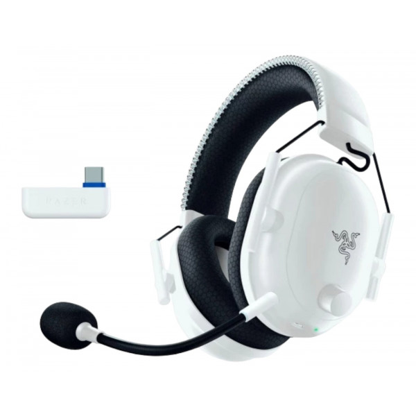 Фото - Гарнитура беспроводная игровая Razer BlackShark V2 Pro for PS5, white (RZ04-04530600-R3G1) Фото - Гарнитура беспроводная игровая Razer BlackShark V2 Pro for PS5, white (RZ04-04530600-R3G1)
