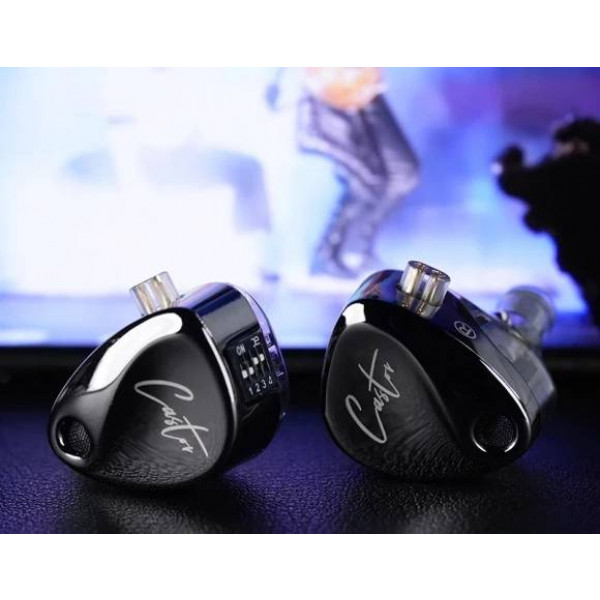 Фото - Навушники вкладиші дротові Knowledge Zenith Castor Mic Black