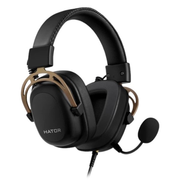 Фото - Гарнитура проводная игровая Hator Hypergang 2 (HTA-916) Gold Edition