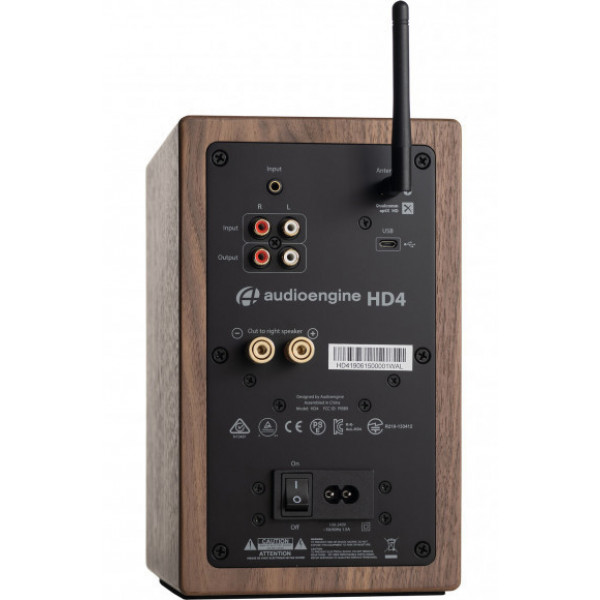 Фото - Компьютерная акустика обычная 2.0 Audioengine HD4 Walnut