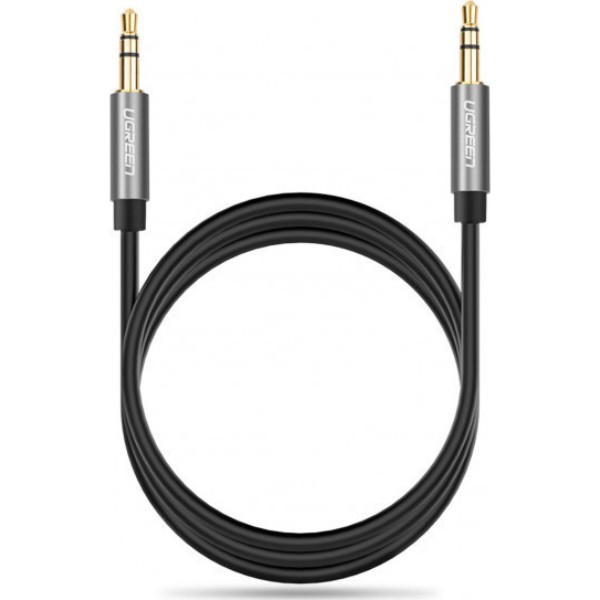 Фото - Кабель 3.5 мм - 3.5 мм UGREEN AV119 3.5 mm to 3.5 mm Audio Cable, 1.5 m Black (10734)